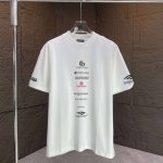Bal* 巴黎* 2025新款短袖T恤 字母 Logo 满身印花 颜色：黑色 白色 码数：S M L Xl