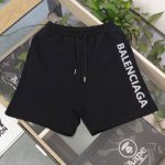 高版本 2025新款Balenciaga巴黎世家反光字母图案Logo印花休闲情侣毛圈五分短裤，采用360G重大毛圈面料，质感一流，作为当下超火的品牌，没有夸张的