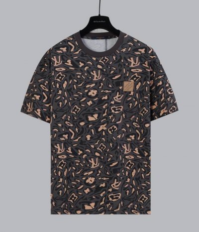新款Ing 这件280G重磅短袖棉质圆领衫去Louis Vuitton By pharrell Williams X Nigo 25Fw联名系列第三弹联收大造全