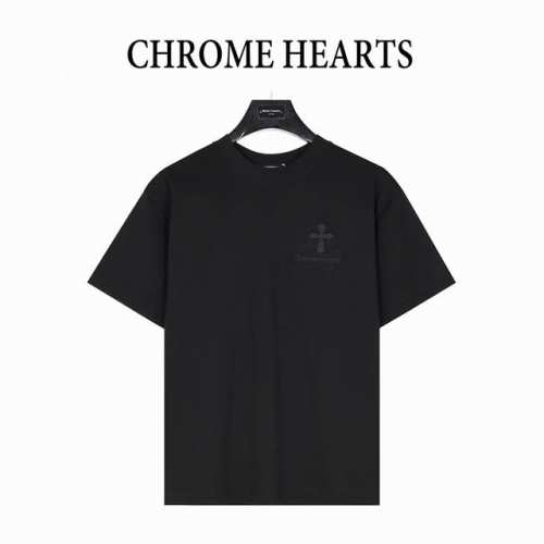 chrome Hearts 克罗心 25Ss 重工后背重叠十字架贴布刺绣短袖T恤 奢华暗黑高街，哈雷摇滚朋克精神， 无一不彰显着其浓烈的暗黑哥特风， 立体感与面