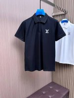 lv 2025Ss夏季新款字母Logo男士翻领Polo衫！经典商务男款，高端男装的天花板级别的商务男款！简约时尚大气不失优雅，单穿内搭体面过人，品质控 细节控的