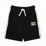 Miumiu 缪缪 刺绣徽标短裤 Size:Xs-L