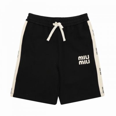 Miumiu 缪缪 刺绣徽标短裤 Size:Xs-L
