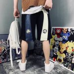 上新 Evisu福神鸳鸯拼色经典大M印花休闲毛圈短裤 男女同款 福神独有的M标志已经成为一个文化的符号 刻入对潮流极致追求的年轻人心中 此款短裤在休闲风格的基上