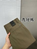 zegna杰尼亚 休闲裤 西裤 九分裤 2025Ss春夏新款 高级定制裤子专用面料 定制原版五金 重工工艺打造 车工走线精细 定制面料 柔软舒适 质感显著 辅料