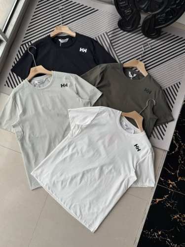 Helly Hansen Hh 海丽汉森 畅行旷野 众览逸夏 25夏期待已久的重磅新品 男式日常休闲运动防晒速干凉感弹力短袖T恤 圆领设计 精致有型 织带印花