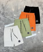 moncle*蒙口25S五分短裤！新款小帽子绣花标识.简单高级.吊绳采用品牌字母设计.时尚潮流.高密冰感四面弹轻薄面料.上身无束缚感，舒适透气.男女同款！颜色：