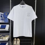 197 当天到货 现货现配 Loewe罗意威25Ss口袋立体压印字母Logo标识短袖T恤 最高版本 原版面料 高版本 高品质 独家首发高定 面料采用260克重双