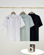 Descnte 迪桑特男子运动短袖polo衫 进口速干精梳珠地面料亲肤舒爽，不粘身不黏腻！排汗吸湿！这款迪家的polo衫，遵循并致敬精典！采用了小翻领+门襟排扣