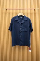 l Ss亚麻短袖衬衫 100%优质亚麻面料 老钱休闲风 蓝色 Size：M-Xxxxl