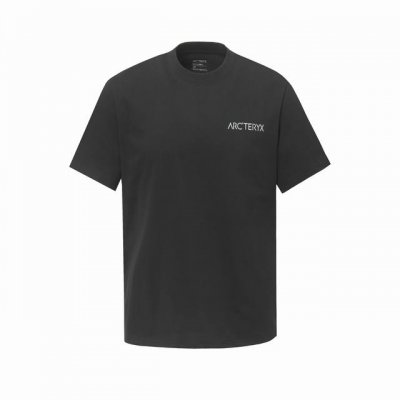 9017# 顶级版本 官网品质 -Arc’Teryx 始祖鸟 5 前幅印花后幅小鸟发泡重工艺圆领短袖T恤 -购入原版开模打造，定制侧标，下摆双窄针平车，细节决定