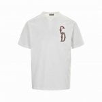 Dior 迪奥 24Ss 金线刺绣Cd短袖 定制定染双纱紧密度面料 ，螺纹同缸定染零色差精选棉质面料，上身舒适透气，面料松软有型，透气和亲肤舒适性都极佳，表面的