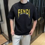 款号:F082 fendi 芬迪 25Ss 大师亲手设计潮牌新品印花圆领短袖T恤 春夏最新砖柜同步 Os落肩版型 - 260G双纱纯棉顶级面料 手感柔软 百分百