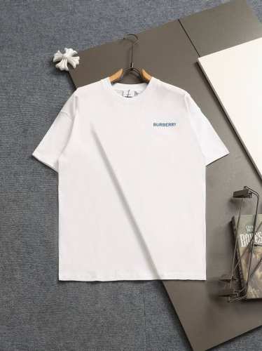Burberry Bbr 巴宝莉 微宽版型Xs-L 新款独家限定 25年最新最顶级 个性拼接 经典战马印花Logo字母Logo 双袖后背格纹贴布 精美重工艺 2
