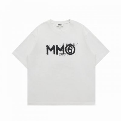 顶级复刻版本]品名: Maison Margiela 梅森马吉拉 新款前幅胶带印花落肩休闲短袖T恤 款号：9013 颜色：黑色 白色 尺码：S-Xl 面料: 2