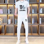 直 Chanel香奈儿 胖子福音 2025官网同款.世界知名奢侈品牌.夏季男士 双丝光 高品质货套装 采用进口原单面料 ，当季时尚潮流款，百搭爆款。简洁大方，精
