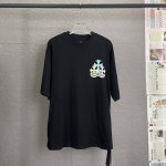 B49 chrome Hearte 克罗心Ch 25Ss迈阿密限定梵文T恤短袖 轻奢主义男女日常通勤穿搭必备单品正确版本欢迎对比详细特征 280克100%纯棉双