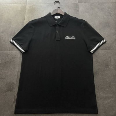 爆款推荐 Moncler蒙口2025新款刺绣字母polo衫 原版面料高版本高品质 网红明星同款 290克重珠地棉面料 经典字母刺绣标识工艺 手感非常舒适耐穿 超