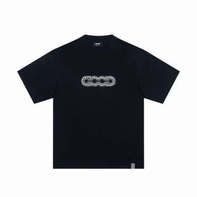 白底图 顶级版本 老白同款 Goodbrand 24Ss 组合色片三色宽松短袖情侣T恤 颜色：黑色 红色 码数：S M L Xl