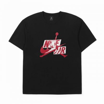 供 Air Jordan Aj乔丹飞人字母印花棉质短袖T恤 定制主标 辅料 水洗齐全 高清细腻印花 甄选250克32支紧密纺双纱纯棉面料 质感厚实但是透气性良好