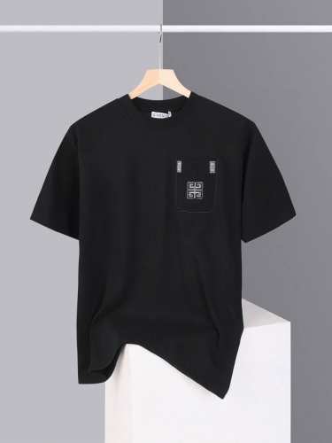 顶级版本 Givenchy 纪梵希 2025春夏季新款 Gvc 口袋Logo刺绣 圆领短袖T恤男女同款！ 经典口袋刺绣 短袖T恤，纯棉洗水面料，洗水后270克重