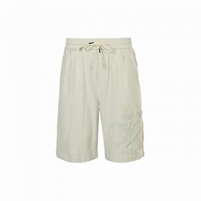 calvin Klein Ck 25Ss 刺绣大字母Logo水洗短裤 ck美式重工炒洗做旧高街短裤起飞 超帅的男神裤 380G针织全棉重磅炒洗面料 版型超级赞