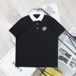 上新 纯原臻品 顶级复刻 Louis Vuitton 路易威登白领刺绣polo衫短袖T恤 款号：5032 颜色：黑色 蓝色 购入原版开模打造，全套定制辅料，细节