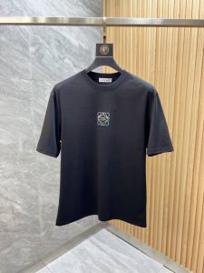 Loewe 罗意威 2025年春夏新品上新 三标齐全 丝光棉圆领短袖T恤 好货不用过多介绍 看细节 专柜码数 M-Xxxl 175 140建议L