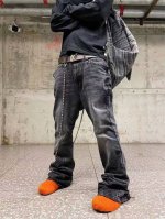 款号N215 顶级复刻版本 Balenciaga 巴黎世家 Fw223 水洗合身直筒休闲牛仔裤 顶级版本 原版复刻，官网同步发售，原版1:1，随意对比质量 做工