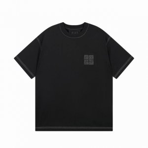 细节图 顶级版本 #Givenchy#纪梵希.25Ss经典4G贴皮立体刺绣短袖T恤 面料采用定制Giv全棉双纱面料 克重260G 手感松软细腻扎实 舒适透气不易