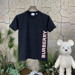 代购级 巴宝莉 Burberry博柏利 字母Logo印花宽松短袖 袖T恤 男女同款 黑色 秒杀市面上一切版本 只能说根本就不是一个级别的存在 不管是材质还是细节
