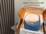 钢五金 牛皮 双盒包装配手提袋 163变码芯片 新款丹宁牛仔系列 Hills Pochette牛仔饭盒包 跟上这波风潮 太可爱了啊啊 复古才是真正上头的！新款