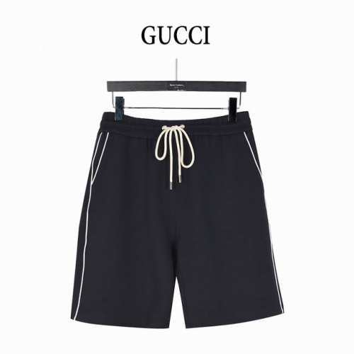 gucci 古驰 25Ss 侧边线条1921双G刺绣短裤 2025Ss新款针织短裤，定制面料采用威化布织法， 超高端针织工艺，版型紧致立体，定制裤绳五金质感强，