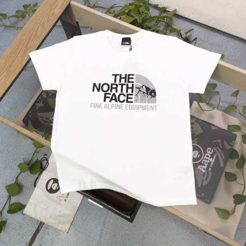 上新 款号：Tx275 2025春夏新款The North Face北面Tnf雪山大图案Logo印花休闲情侣短袖T恤，轻奢高级，上身效果，绝绝子，采用220克纯