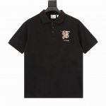 Burberry 巴宝莉 刺绣战马短袖polo衫 选用棉质珠地网眼布打造，定制材质260G长绒棉，衣领为双系统提花定织扁机制成，有弹性，不变形，衣服全部原生布捆