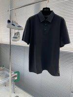 Jf58017杰尼亚polo 系列 季度：2025春夏 颜色：黑色 白色 浅灰色 卡其色 尺码: M-5Xl 版型：微阔版型 克重：克隆棉 成份：100%棉 面