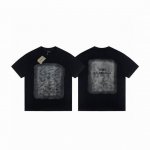 款号 Y102 balenciga巴黎世家渐变字母短袖T恤 前后片渐变图案印花 面料采用260G 32支高克重双纱面料 原版三标辅料 官网同步在售 区别市场通货