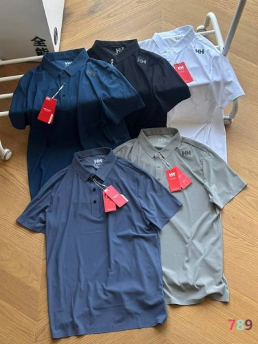 Helly Hansen Hh海丽汉森 冰丝无痕 三粒扣 短袖polo衫 原版冰丝面料，无痕一体剪裁，亲肤舒适，冰感丝滑，区分通货聚酯纤维版本