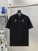 克罗星 25Ss新款短袖 最高版本重工艺经典刺绣Logo图案 高标准定制 上身非常有型 客供进口高档280克纯棉面料质感非常细腻 细节工艺精湛考究 塑造性极高的