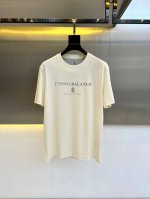 Brunello Cucinelli 布鲁内洛 库奇内利、2025春夏新款Bc标志性圆领内搭短袖T恤上衣 Bc款Old Money老钱最爱，随便洗涤不变形。稍带