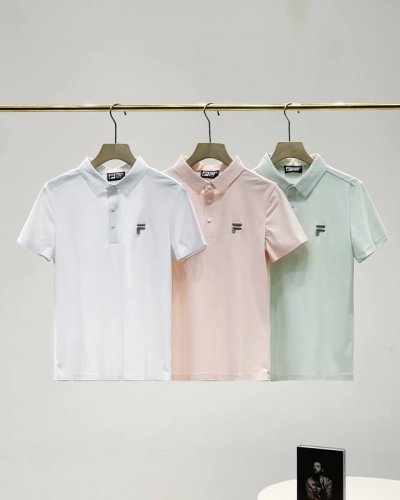 Fila 斐乐女士凉感冰丝速干polo衫翻领短袖2025夏新款网球风休闲百搭上衣，凉感科技，定义舒适感！女士多巴胺色彩polo定义新型夏天！ 再次开炸！代工厂p