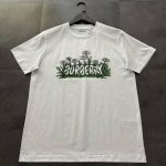 爆款推荐 Burbberry巴宝莉2025新款雏菊徽标印花短袖T恤 原版面料高版本高品质 网红明星同款 20S麻棉单面100%棉210克成衣洗水 立体发泡印 手