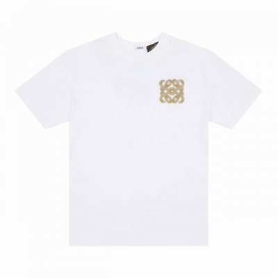 loewe*罗意威 Loewe*罗意威立体毛巾短袖T恤 -定制260克32支全棉双纱紧密爽滑面料 布面干净 布纹清晰 手感非常细腻扎实 更加力挺 舒适透气不易变