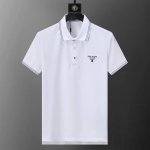 prada 普拉达 新款高品质翻领polo衫，金属Logo扣子，做工精致，官网同步，时尚百搭M-3Xl