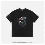 Loewe 罗意威 25Ss 拼色大花标刺绣短袖 面料采用260克重精梳棉，定制32支1*1螺纹，成衣两遍水洗处理，面料舒适亲肤无异感，定制定染面料，纺织密度