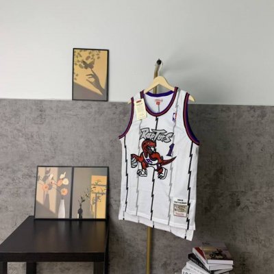 款号S01 顶级刺绣版本 挂拍图 Nba猛龙麦迪特别限定刺绣1号球衣 专柜Zp一比一 Nba耐克Nike篮球衣 球衣 超透气网眼面料 赶快入手 经典配色 男女情