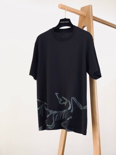 arcteryx 始祖鸟 2025Ss春夏新品 小众设计师 行走的艺术品 大鸟印花T恤 帅气清爽的设计。。让人第一眼就陷入你的魅力，满满的设计感 上身非常显气质