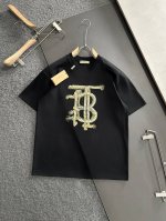 p100 Bbr 2025Ss春夏最新款圆领时尚短袖T恤，官网同步，专柜纯棉面料！贴肤舒适，耐看又好穿，经典简约Logo设计，原厂工艺一丝不苟，型男必备单品 颜