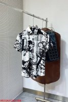 l888 Vrversace、花纹系列衬衫，釆用桑蚕丝面料，工艺4维立体定位直喷印花图案设计！既保留原有的奢侈品效果，又不失潮流时尚风范！春夏秋冬必备的单品神器