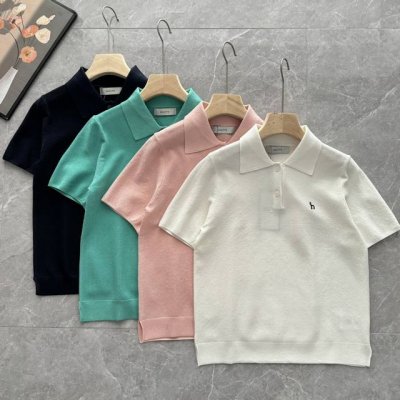 发 ，哈吉斯Hazzys夏季新款针织Polo衫，女士简约短袖，袖口刺绣Logo，纯色领Polo衫！品质超赞！和原单同样质量！ 这一款哈吉斯的Polo衫的品质是超